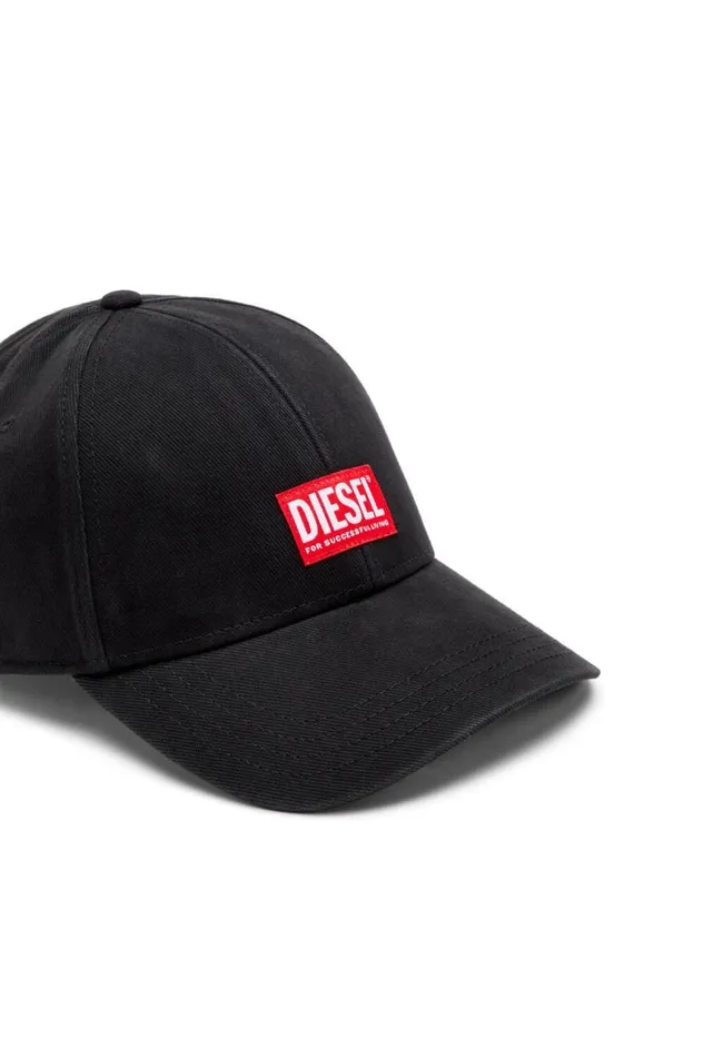 Men Diesel Caps Hats and Scarves CORRYJACQWASH Black Men Diesel Caps Hats and Scarves CORRYJACQWASH Black