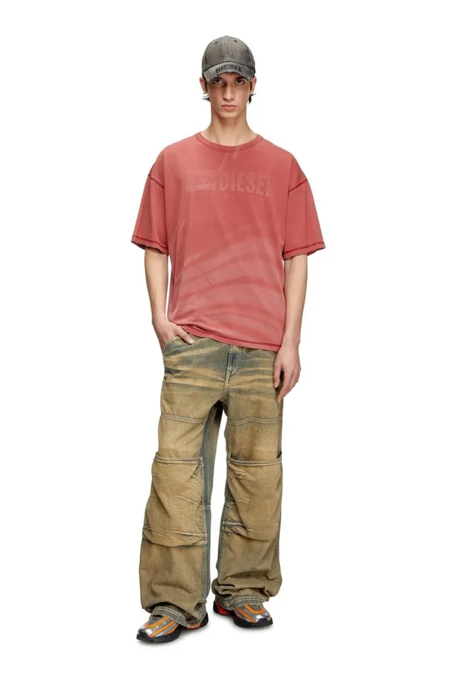 Men Diesel TShirts and Polos TADJUSTR13 Red