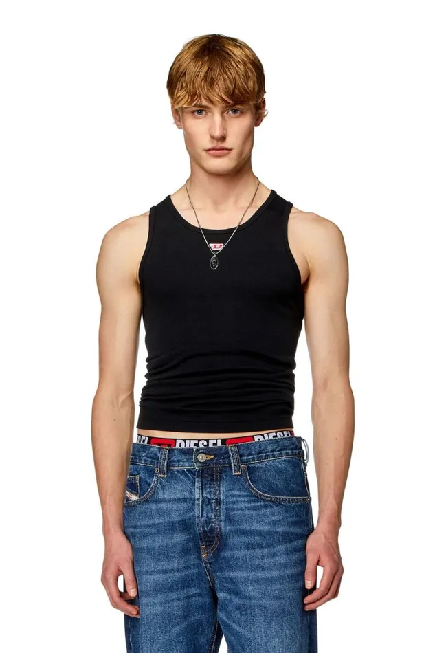 Men Diesel TShirts and Polos TLIFTYD Black Men Diesel TShirts and Polos TLIFTYD Black