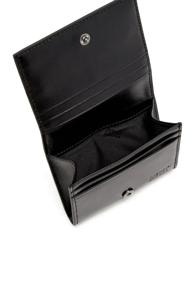 Men Diesel Wallets HOLID CARD HOLDER S II Black