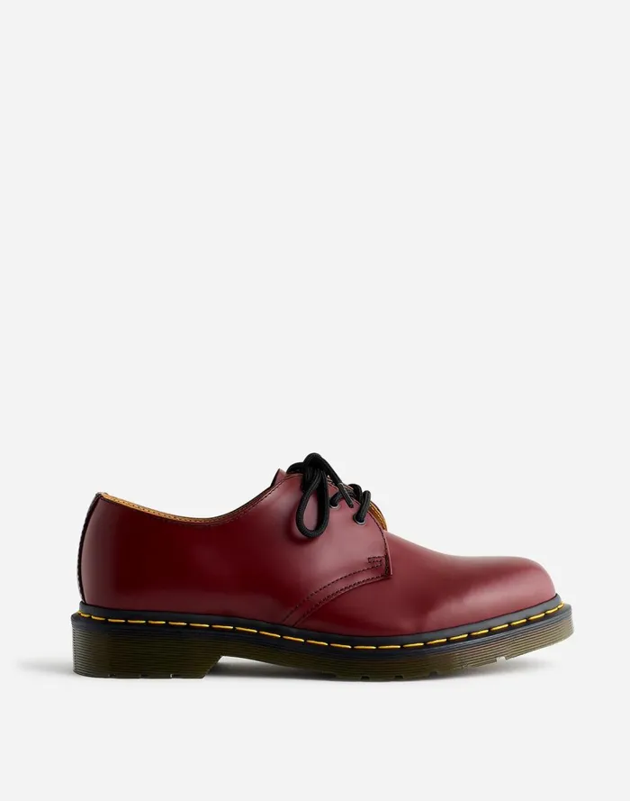 Men Dress Shoes and Loafers Madewell Dr Martens 1461 Oxfords In Leather Cherry Red