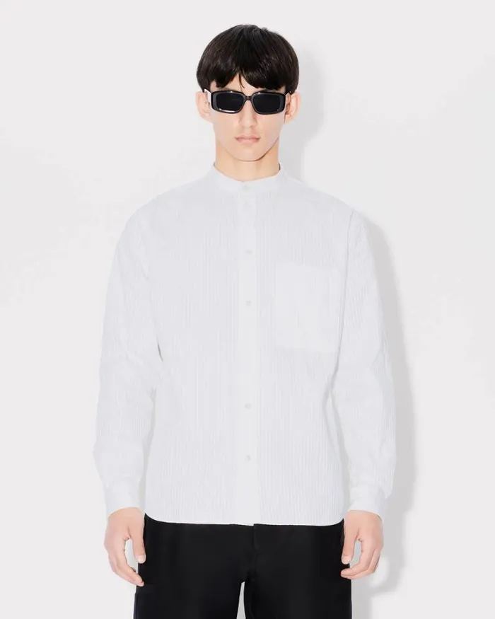 Men Dressed Shirt Off White Kenzo Shirts