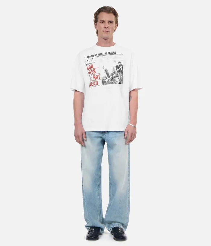 Men Ecru Serigraphy Tshirt THE KOOPLES Tshirts