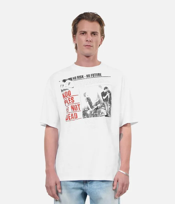 Men Ecru Serigraphy Tshirt THE KOOPLES Tshirts