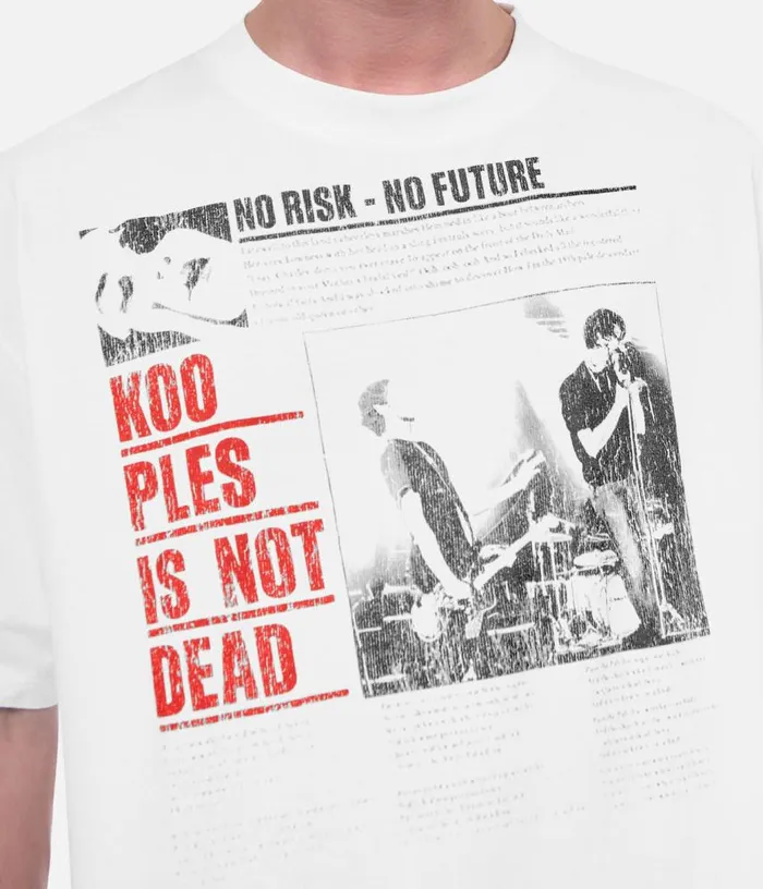 Men Ecru Serigraphy Tshirt THE KOOPLES Tshirts