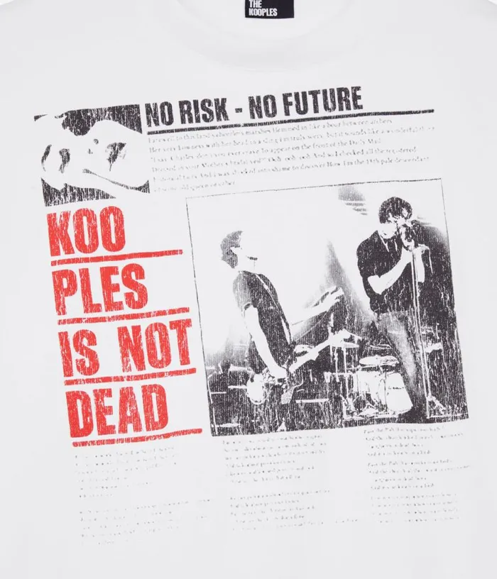 Men Ecru Serigraphy Tshirt THE KOOPLES Tshirts