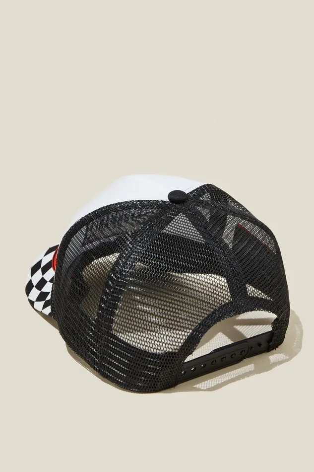 Men Hats Cotton On Trucker Hat Blackwhitehigh Performance Parts