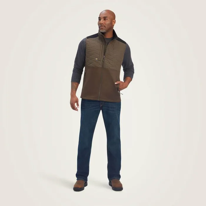 Men Jackets and Vests Ariat Rebar Cloud 9 Insulated Vest Wren Men Jackets and Vests Ariat Rebar Cloud 9 Insulated Vest Wren