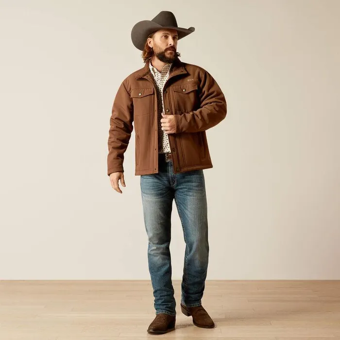 Men Jackets and Vests Ariat Vernon Sherpa 20 Carafe