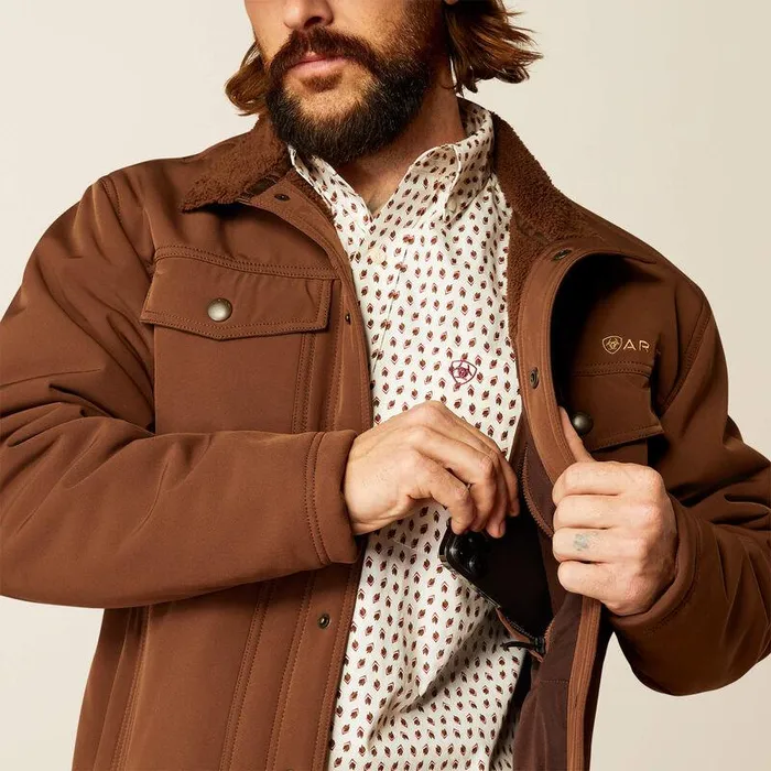 Men Jackets and Vests Ariat Vernon Sherpa 20 Carafe