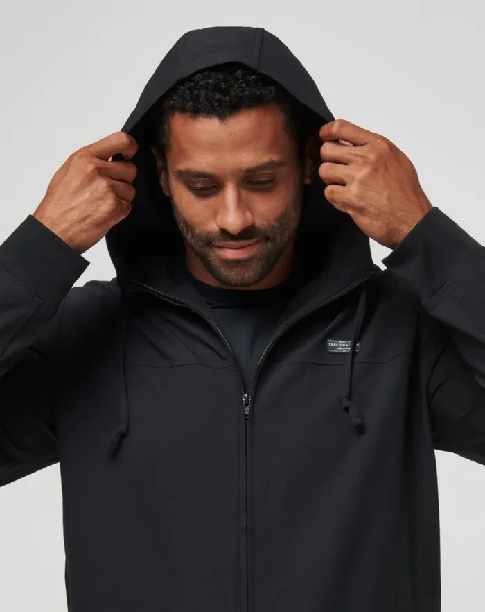 Men Jackets TravisMathew WANDERLUST HOODIE Black