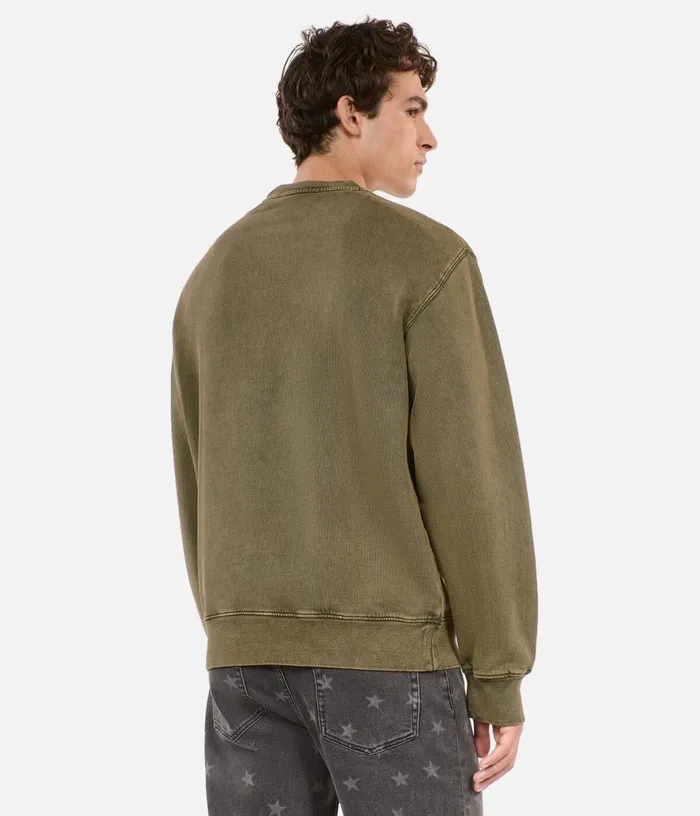 Men Khaki Patch Sweatshirt THE KOOPLES Sweatshirts and Sweatpants