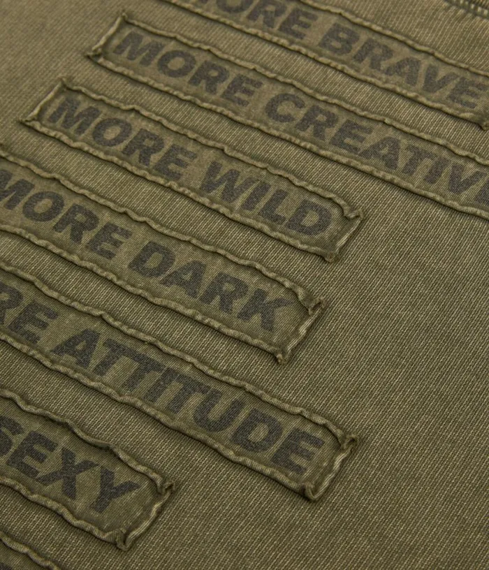 Men Khaki Patch Sweatshirt THE KOOPLES Sweatshirts and Sweatpants