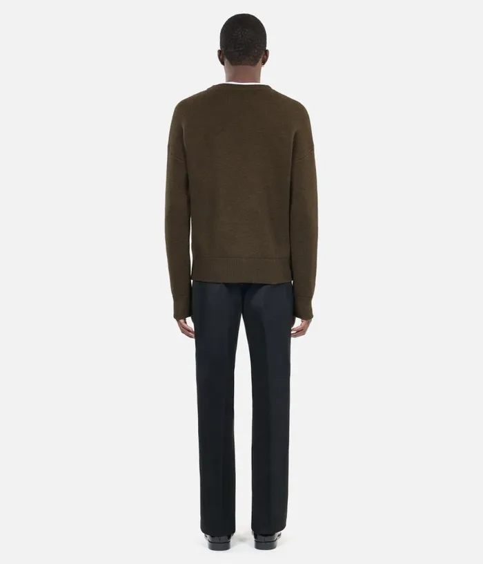 Men Khaki Wool Sweater THE KOOPLES Sweaters
