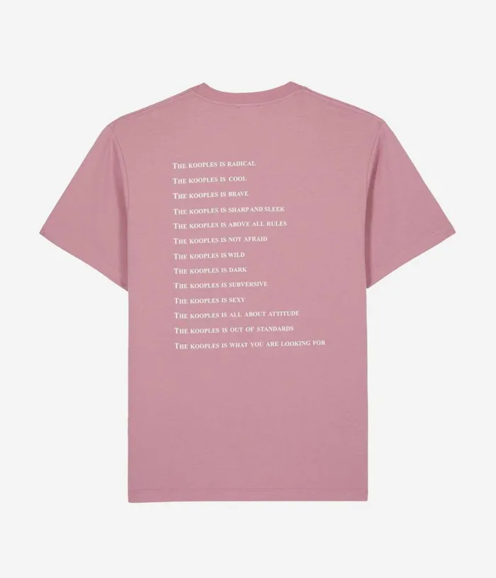 Men Lilac What Is Tshirt THE KOOPLES Tshirts