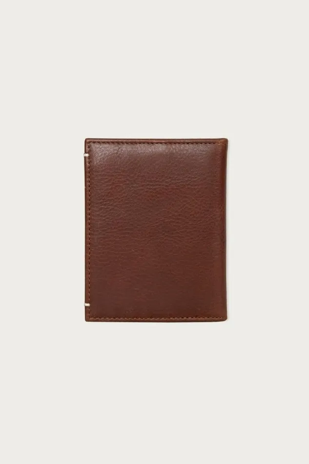 Men Lucky Brand Bags and Wallets Smooth Leather Lfold Wallet Dark Brown
