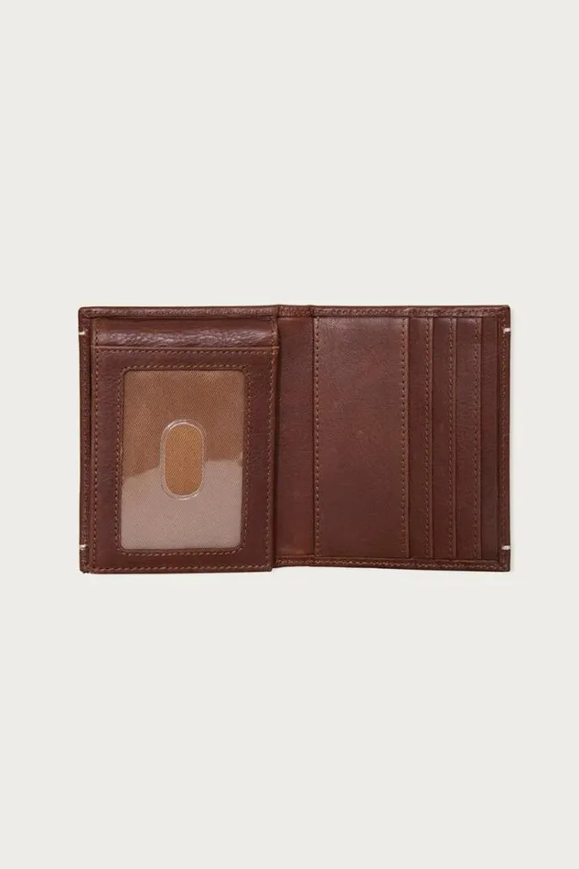 Men Lucky Brand Bags and Wallets Smooth Leather Lfold Wallet Dark Brown