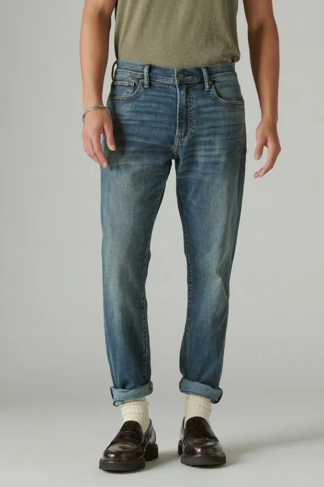 Men Lucky Brand Jeans 410 Athletic Straight Coolmax Stretch Jean Mcarthur