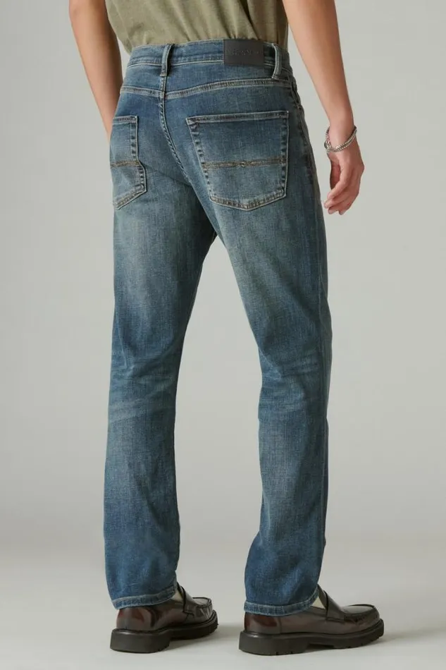 Men Lucky Brand Jeans 410 Athletic Straight Coolmax Stretch Jean Mcarthur