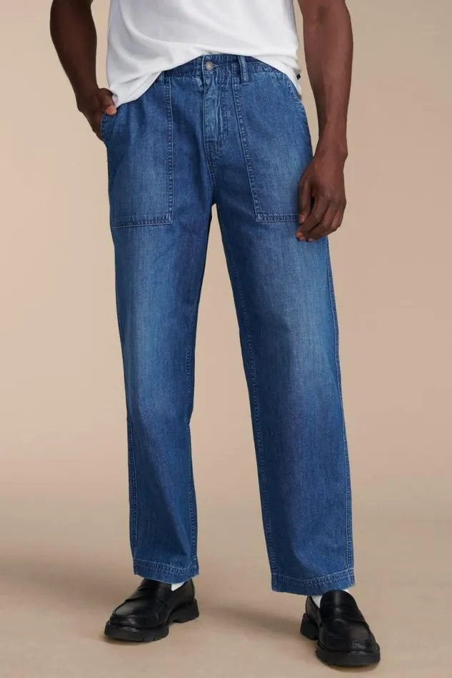 Men Lucky Brand Pants Denim Utility Pant Elton