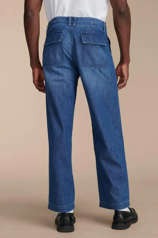 Men Lucky Brand Pants Denim Utility Pant Elton
