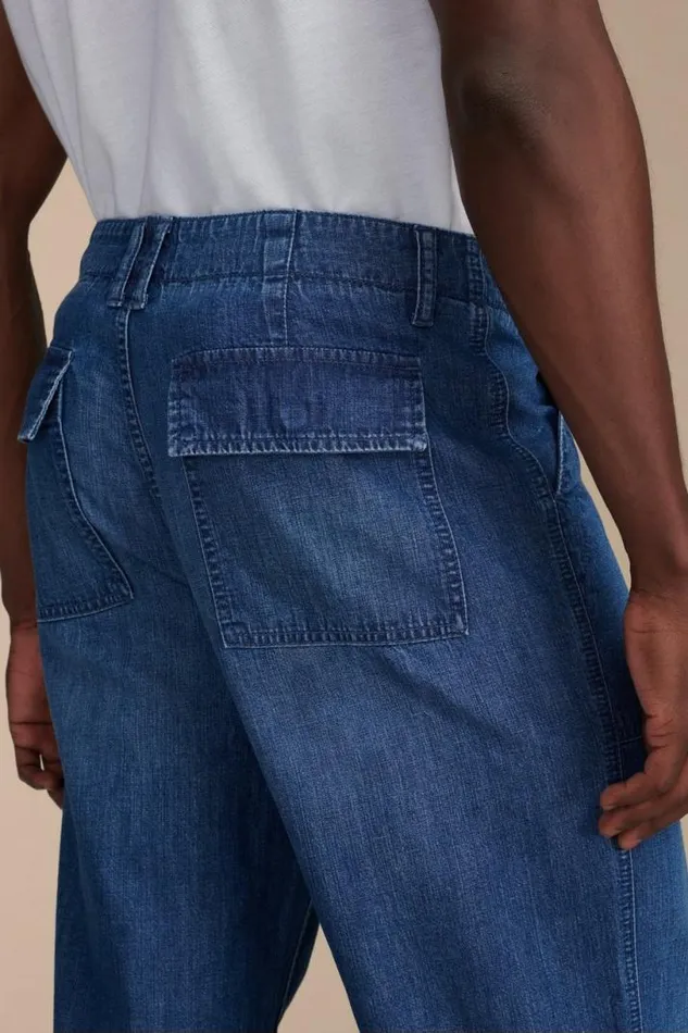 Men Lucky Brand Pants Denim Utility Pant Elton