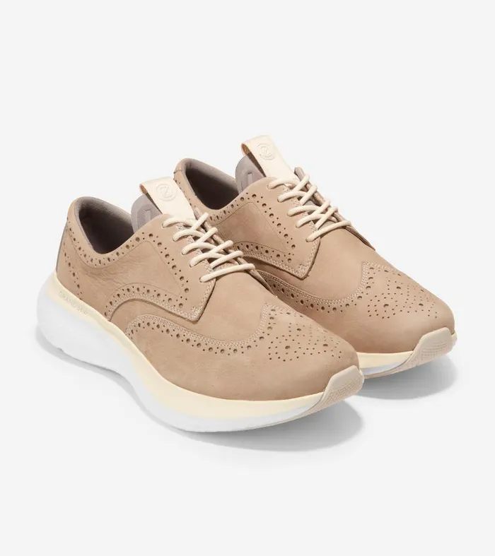 Men Men039s ZERGRAND Changepace Wingtip Sneaker Beige Cole Haan Sneakers Men Men039s ZERGRAND Changepace Wingtip Sneaker Beige Cole Haan Sneakers