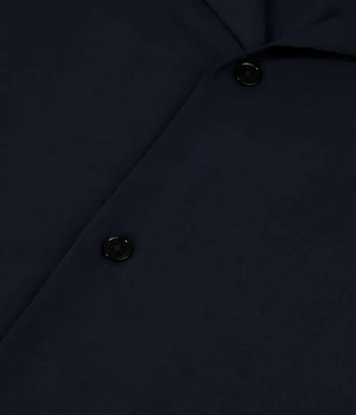 Men Navy Blue Shortsleeved Shirt THE KOOPLES Shirts