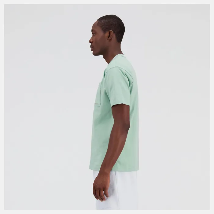 Men NB Athletics Nature State Short Sleeve Tee Sage Leaf New Balance Shirts Men NB Athletics Nature State Short Sleeve Tee Sage Leaf New Balance Shirts