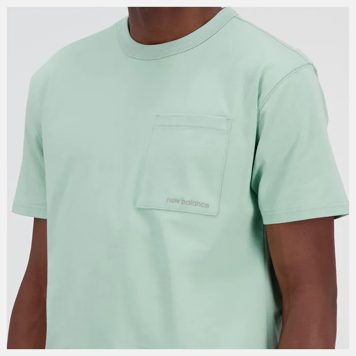 Men NB Athletics Nature State Short Sleeve Tee Sage Leaf New Balance Shirts Men NB Athletics Nature State Short Sleeve Tee Sage Leaf New Balance Shirts