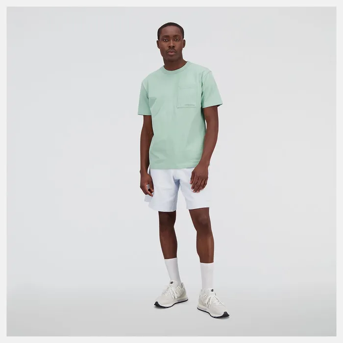 Men NB Athletics Nature State Short Sleeve Tee Sage Leaf New Balance Shirts Men NB Athletics Nature State Short Sleeve Tee Sage Leaf New Balance Shirts