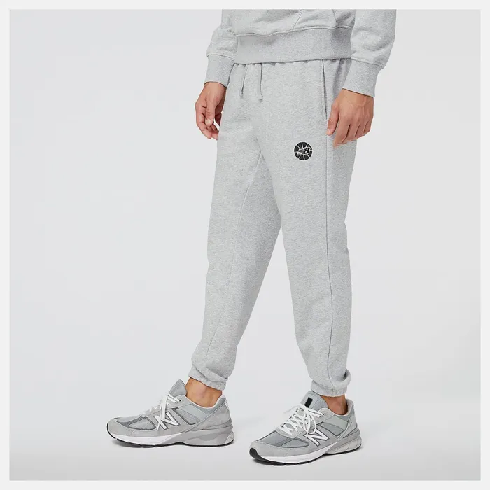 Men NB Hoops Fundamentals Pant Athletic Grey New Balance Pants