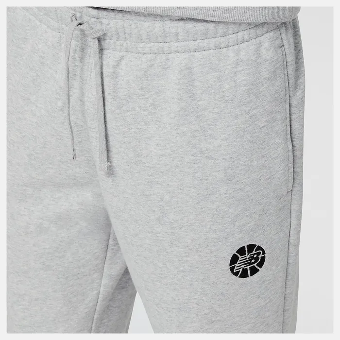 Men NB Hoops Fundamentals Pant Athletic Grey New Balance Pants