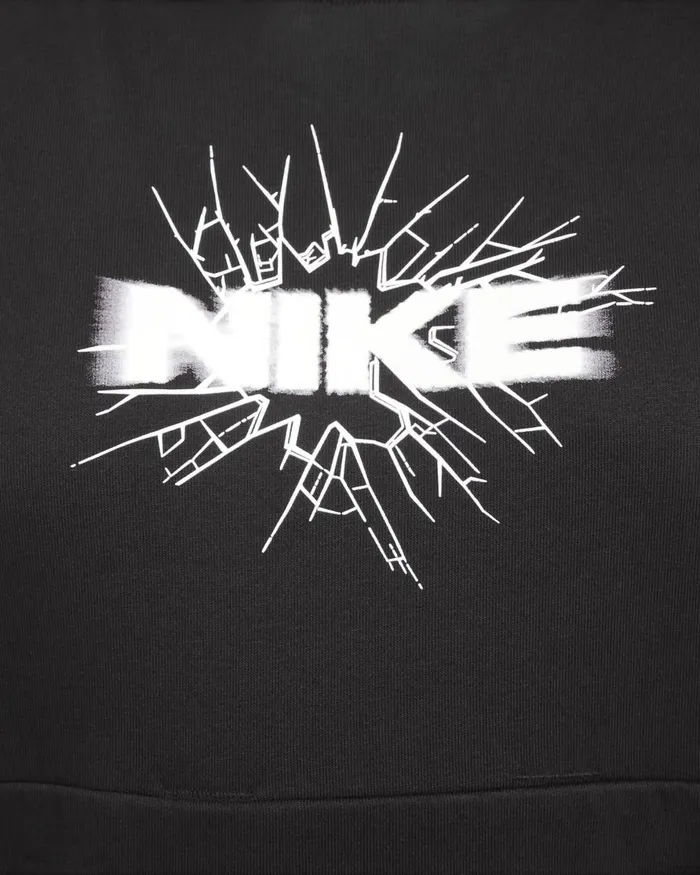 Men Nike Hoodies And Sweatshirts DriFIT Standard Issue Blackwhite