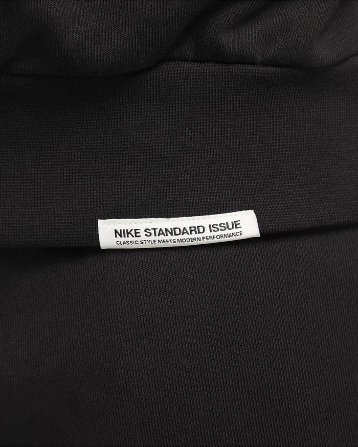Men Nike Hoodies And Sweatshirts DriFIT Standard Issue Blackwhite