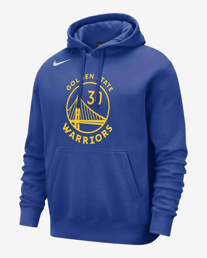 Men Nike Hoodies And Sweatshirts Golden State Warriors Club Rush Blue