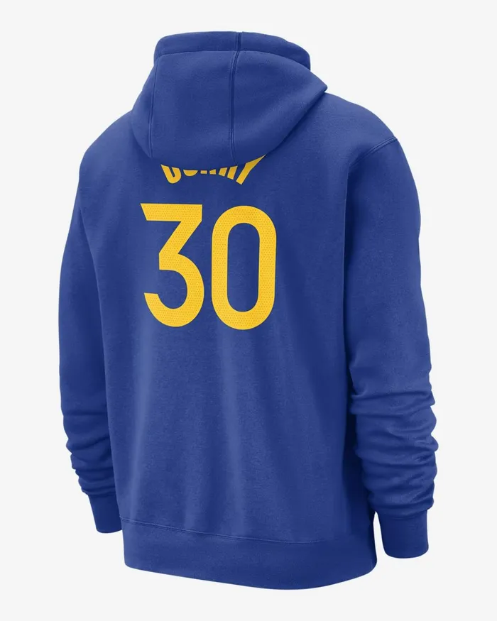 Men Nike Hoodies And Sweatshirts Golden State Warriors Club Rush Blue