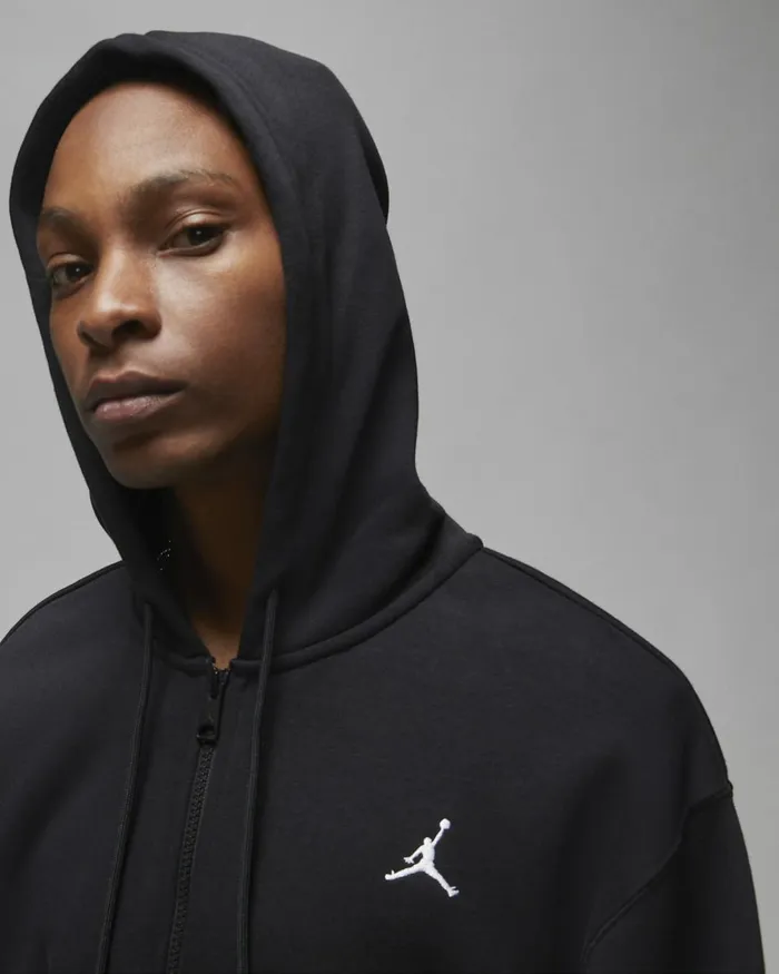 Men Nike Hoodies And Sweatshirts Jordan Essentials Blackwhite
