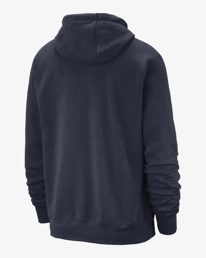 Men Nike Hoodies And Sweatshirts LA Clippers Club Fleece City Edition College Navy