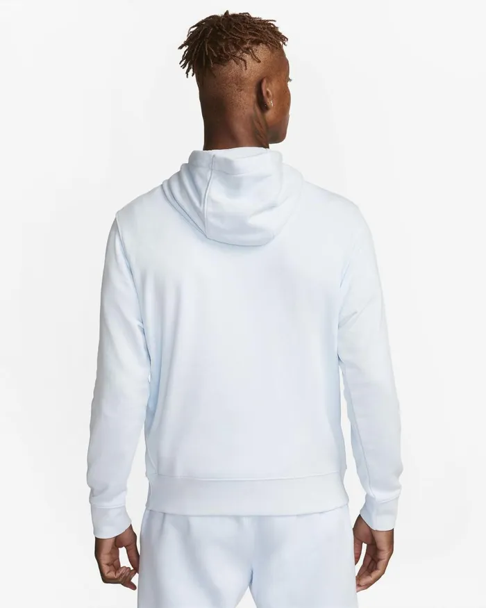 Men Nike Hoodies And Sweatshirts Sportswear Club Football Greyfootball Greywhite