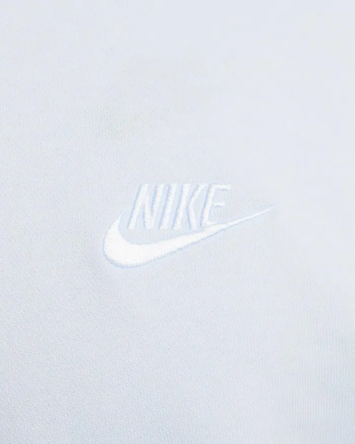 Men Nike Hoodies And Sweatshirts Sportswear Club Football Greyfootball Greywhite