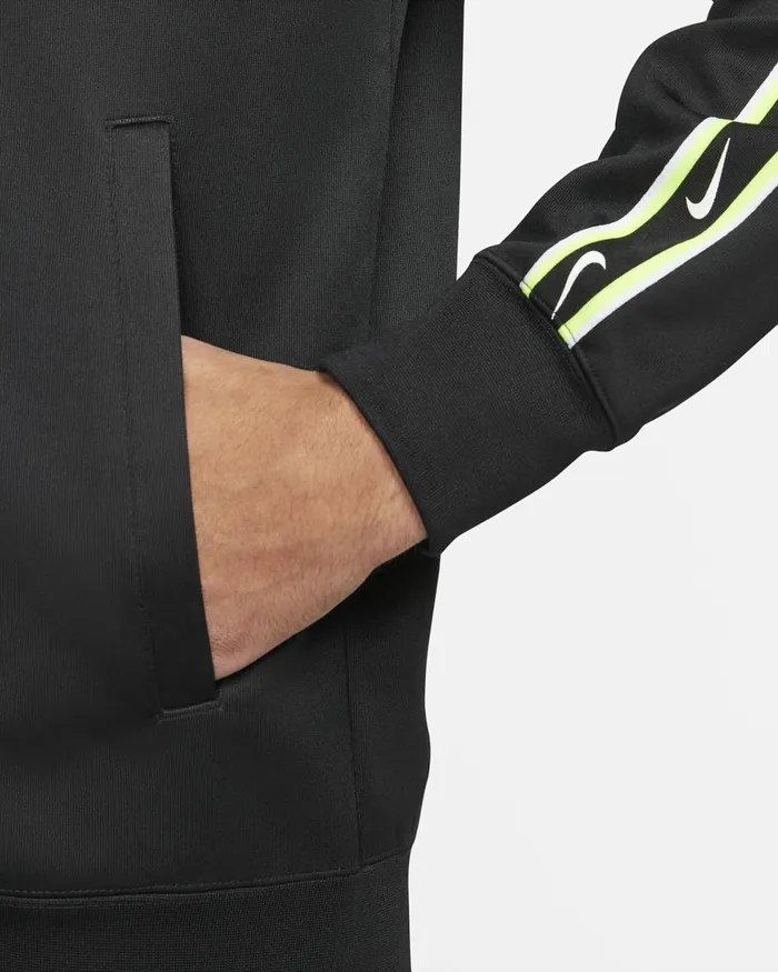 Men Nike Hoodies And Sweatshirts Sportswear Repeat Blackblackvolt