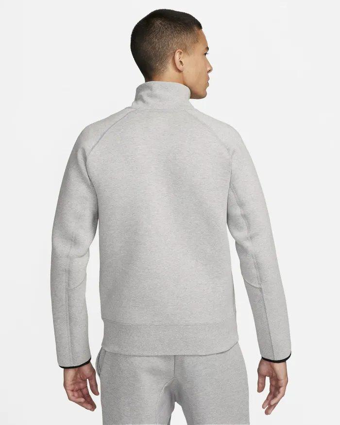 Men Nike Hoodies And Sweatshirts Sportswear Tech Fleece OG Dark Grey Heatherblack