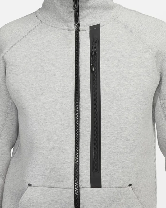 Men Nike Hoodies And Sweatshirts Sportswear Tech Fleece OG Dark Grey Heatherblack