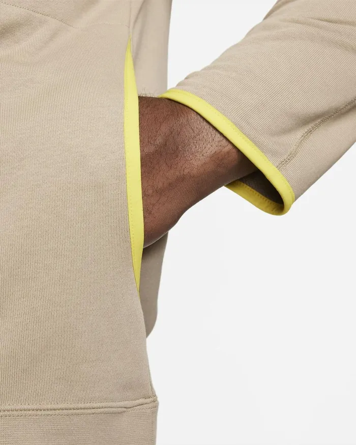 Men Nike Hoodies And Sweatshirts Trail Magic Hour Khakivivid Sulphurcoconut Milk