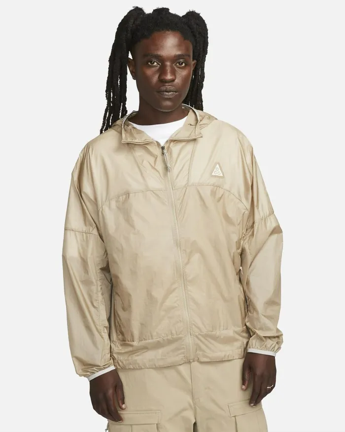 Men Nike Jackets ACG 034Cinder Cone034 Khakisummit White