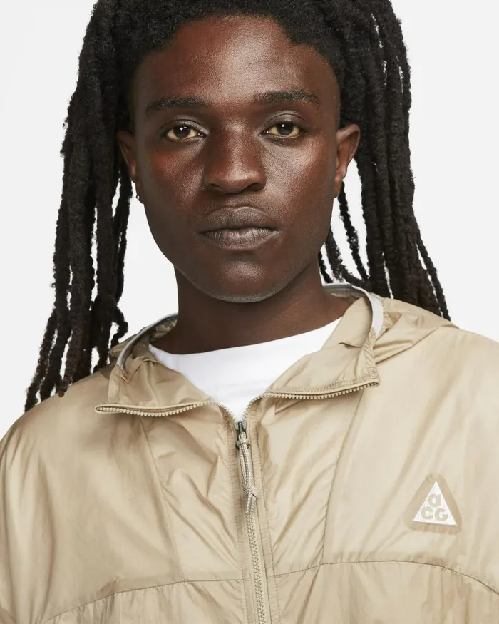 Men Nike Jackets ACG 034Cinder Cone034 Khakisummit White