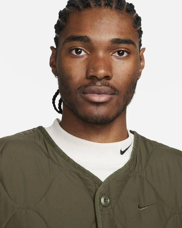 Men Nike Jackets Life Cargo Khakicargo Khaki