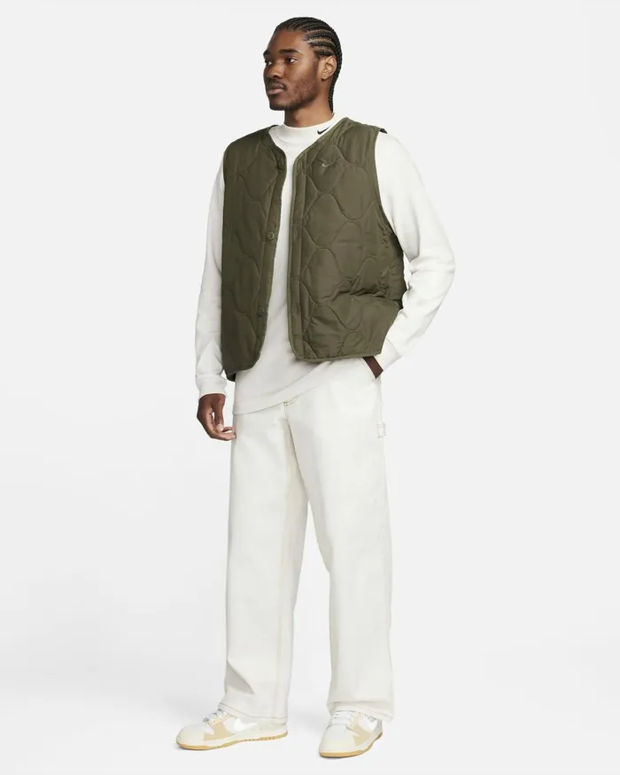 Men Nike Jackets Life Cargo Khakicargo Khaki