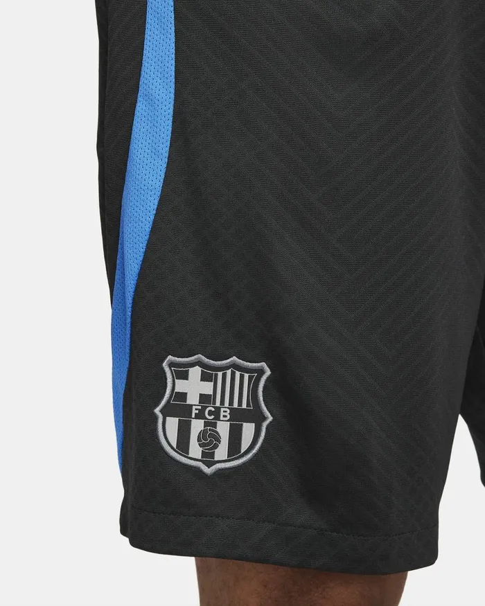 Men Nike Shorts FC Barcelona Strike Blacksignal Bluedark Steel Grey